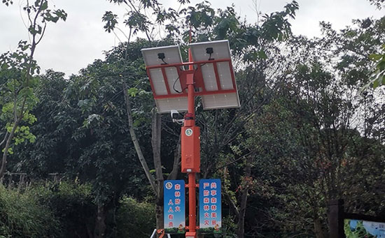 森林防火摄像头宣传杆 森林防火摄像头宣传杆